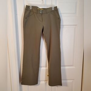 Lole Women's Straight Leg Pants in Olive Green